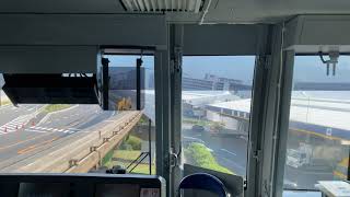 [4K後方展望] 東京モノレール Tokyo Monorail Train, Tokyo Haneda Airport Hamamatsu-cho
