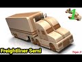 Freightliner Semi Truck. Wooden Toy. part 1