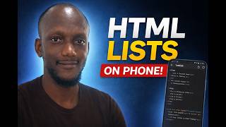 No Laptop Create HTML Lists on Your Phone (TrebEdit Tutorial)