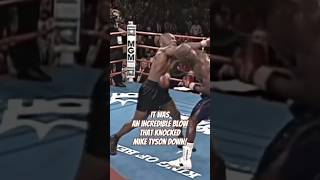 😱 It was an incredible blow that knocked Tyson down! 🥊 Holyfield vs Tyson 1st meeting