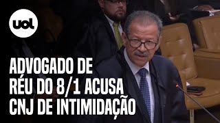 Advogado que atacou Alexandre de Moraes fica cara a cara com o ministro no STF em julgamento do 8/1