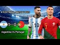 ARGENTINA VS PORTUGAL efootball 2024   friendly match gameplay Match  1