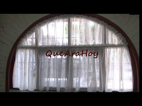 Video: Cómo Coser Cortinas En Un Arco