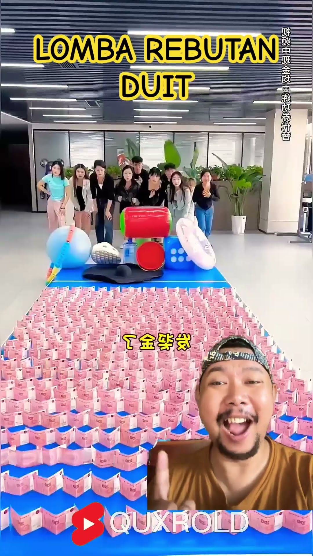 LOMBA REBUTAN DUIT!!!!? #funny #ytshorts #shortvideo #shortsfeed
