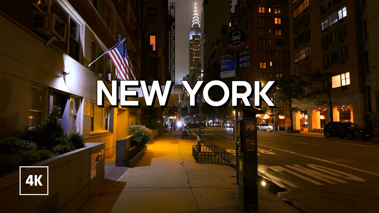 New York, Amerika Serikat | Jelajah Kota Malam 4K | 7 Agu 2026