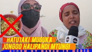 Angry mombasa wowens narrates the effects of muguka to their husbands.'Jongoo halipandi mtungi'