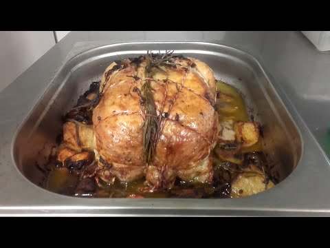 Video: Pollo Ripieno Al Forno