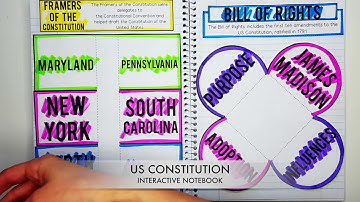 US Constitution Interactive Notebook