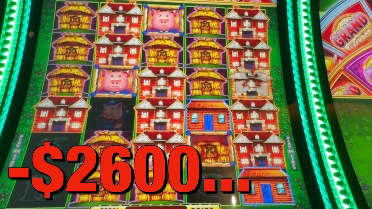 $2600 Loss SAVED By 5TH HANDPAY This Week!!! Huff & Puff + Spooky Link Saves The Day!