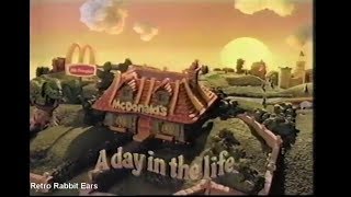 A Day In The Life Of Ronald McDonald Funny TV Commercial From 1991