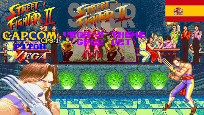 Vega's Stage - Barcelona, Spain. Street Fighter II Plus