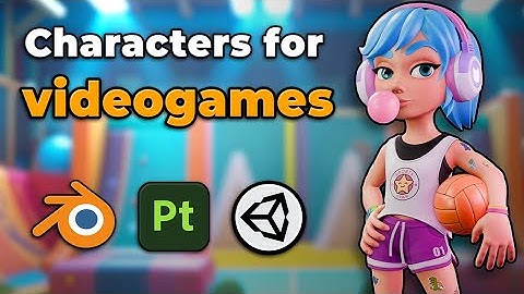 How to make 3D characters for games  | My full process in Blender & Substance Painter