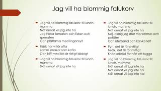 Jag vill ha blommig falukorv