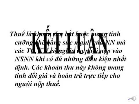 Luật thuế - Chương 1 - Đại học Luật - Tp. Hồ Chí Minh - youtube