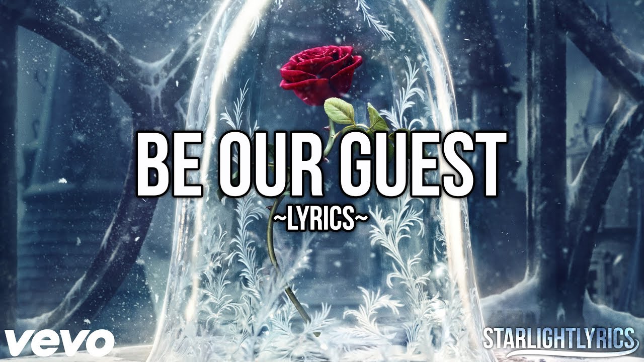 Beauty The Beast Be Our Guest Lyrics Hd Youtube