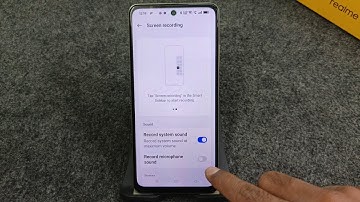 Realme P3 5G Me Record Microphone sound enable disable kaise kare