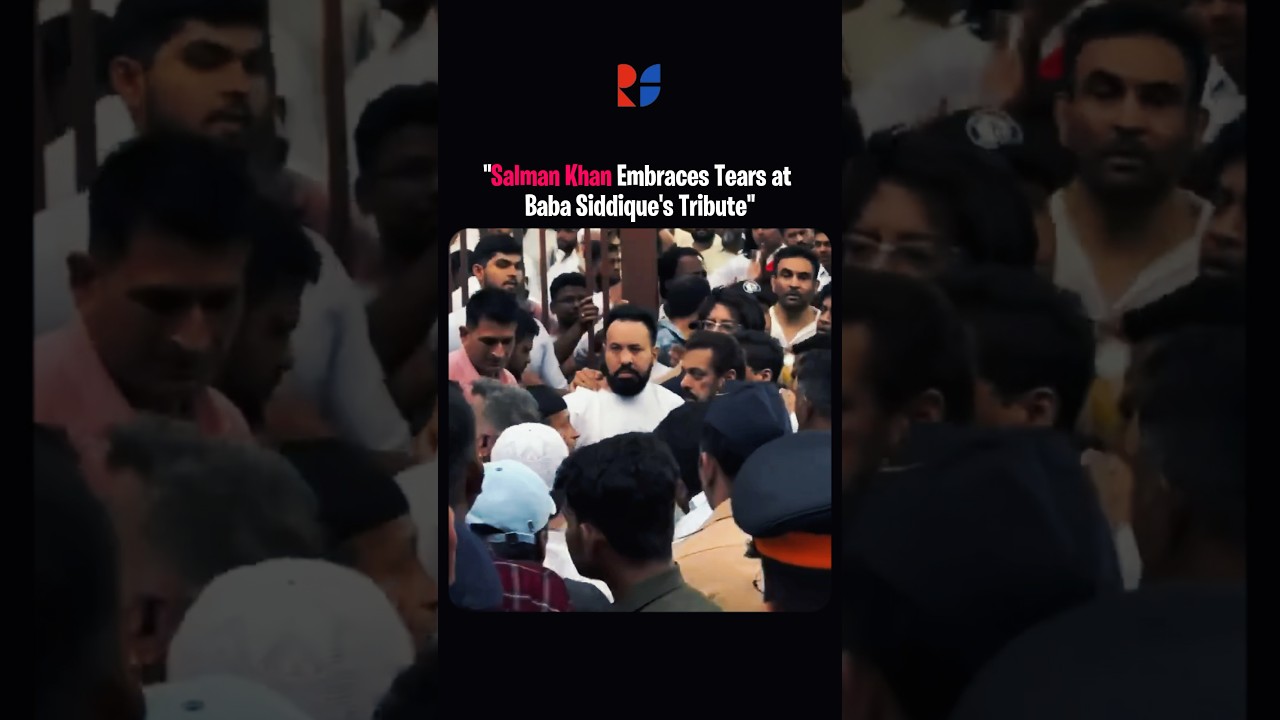 Salman Khan Tears at Baba Siddique Tribute
