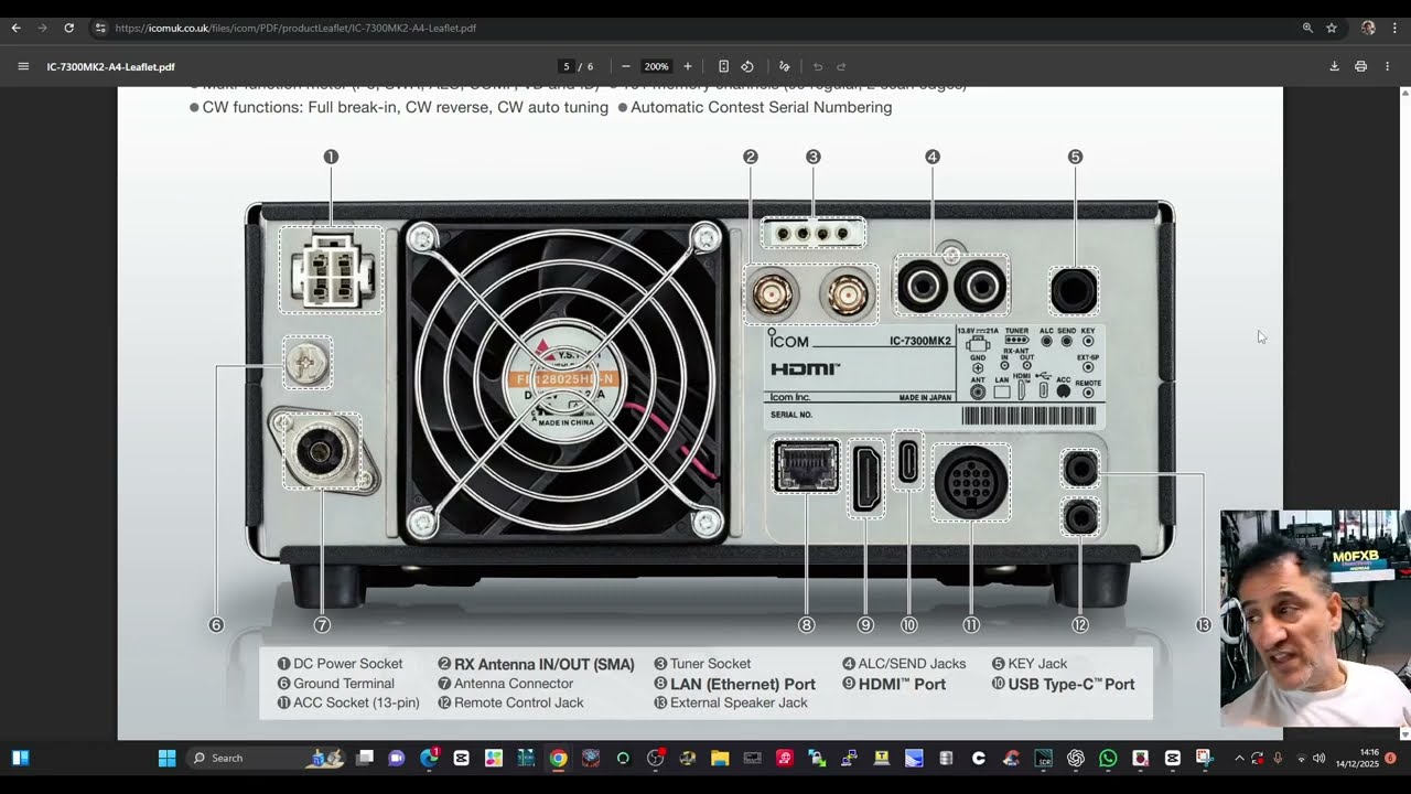 Можно ли подключить приемную антенну SDR к ICOM IC-7300 MK2?