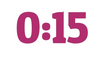 15 Second Countdown Timer (with alarm)