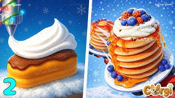 Pancake Run 🆚 Perfect Cream - All Levels Satisfying Walkthrough Gameplay PART 2 