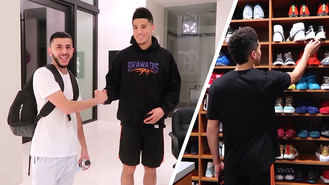 Devin Booker's house is way cooler than ours. Here are the pictures ...