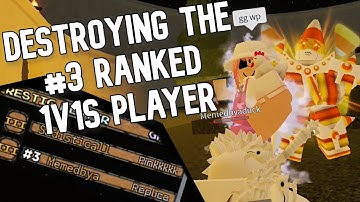 [YBA] DESTROYING THE #3 RANKED 1V1S LEADERBOARD PLAYER