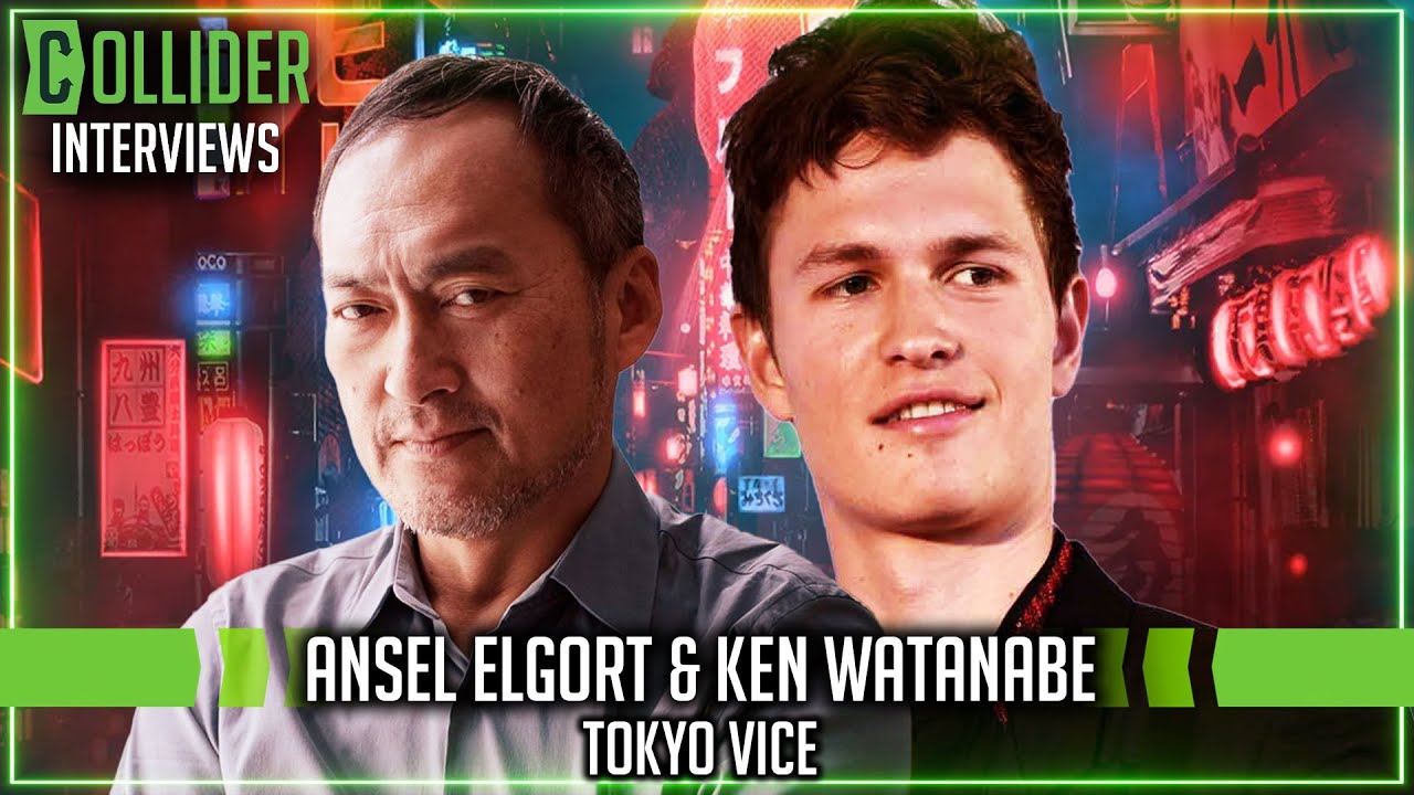 Tokyo Vice’s Ansel Elgort & Ken Watanabe on Making a Series in Both Japanese and English