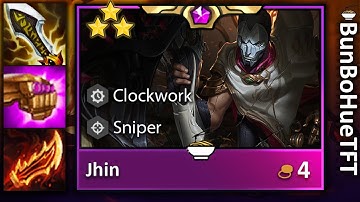 [Full] TFT Enforcer Sniper Jhin Carry 4 Enforcer Sniper Team Comp! TFT 6.5 Jhin | TFT PBE Set 6.5