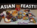 9lb Chatime Asian Food Challenge w/ Ramen, Bulgogi, and Bubble Tea!!