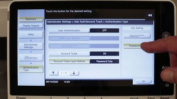 How to Set up Account Codes on a Konica Minolta Bizhub | SumnerOne