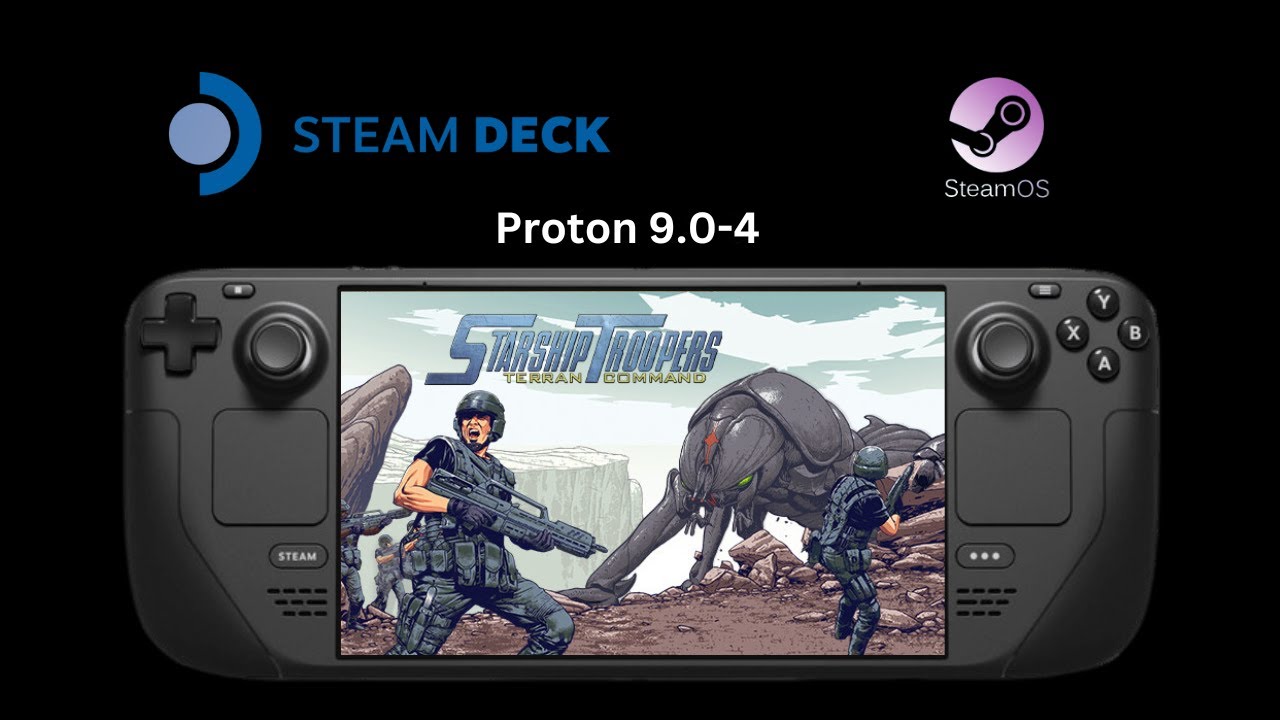 Starship Troopers: Terran Command — игровой процесс Steam Deck