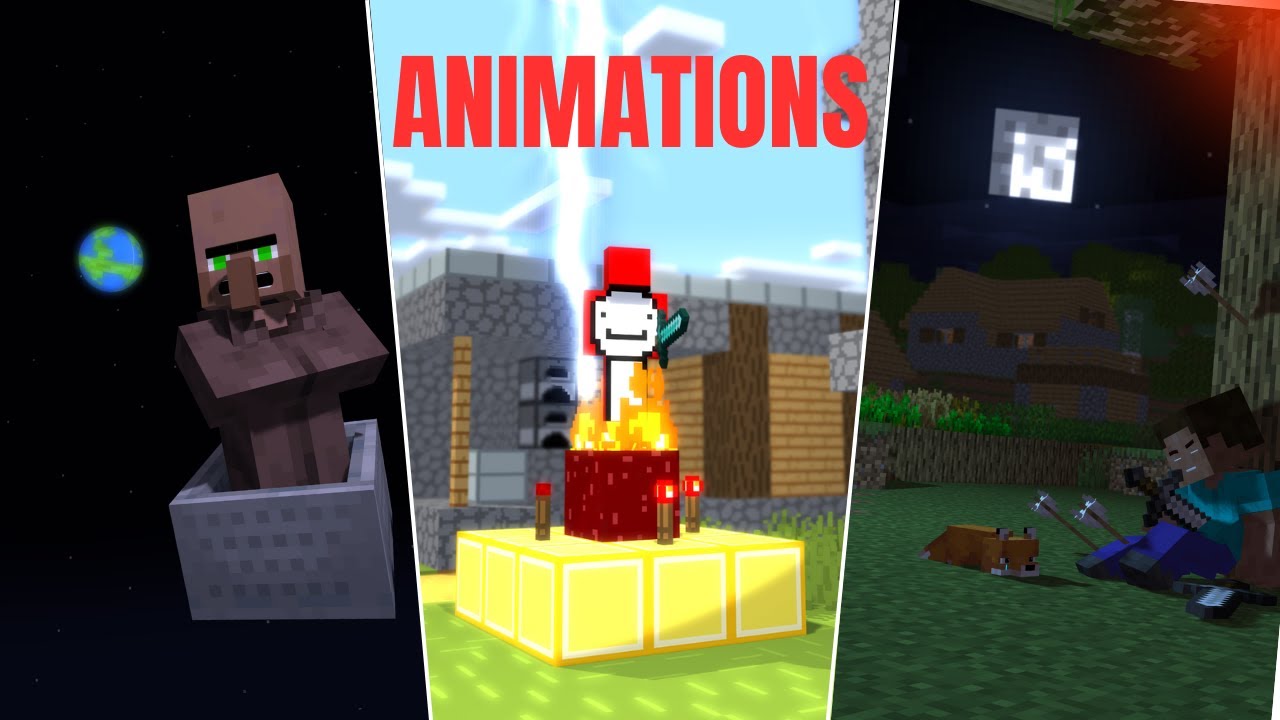 Minecraft but animations.. - YouTube