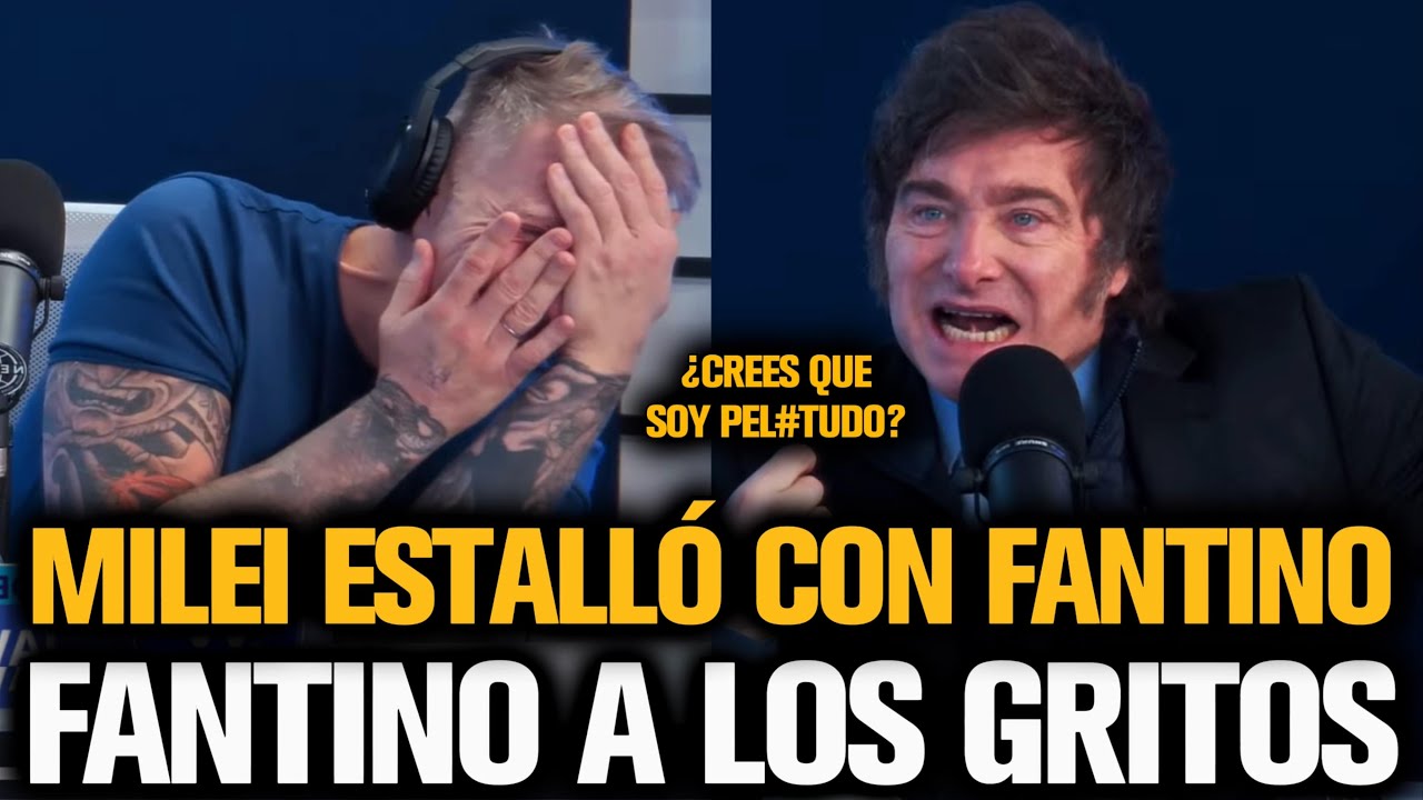 MILEI EXPLOTÓ CON FANTINO EN PLENA ENTREVISTA