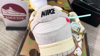 OFF-WHITE X DUNK LOW 'LOT 37 OF 50' DJ0950-105 Kickbulk sneakers shoes retail wholesale reviews