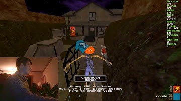 PumpkinHead Gets A Flag Capture on Fright Night Smashing 2 Windows Quake 2 CTF