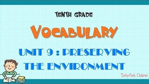 Từ vựng tiếng Anh lớp 10 - Unit 9 Preserving the environment - Chương trình mới