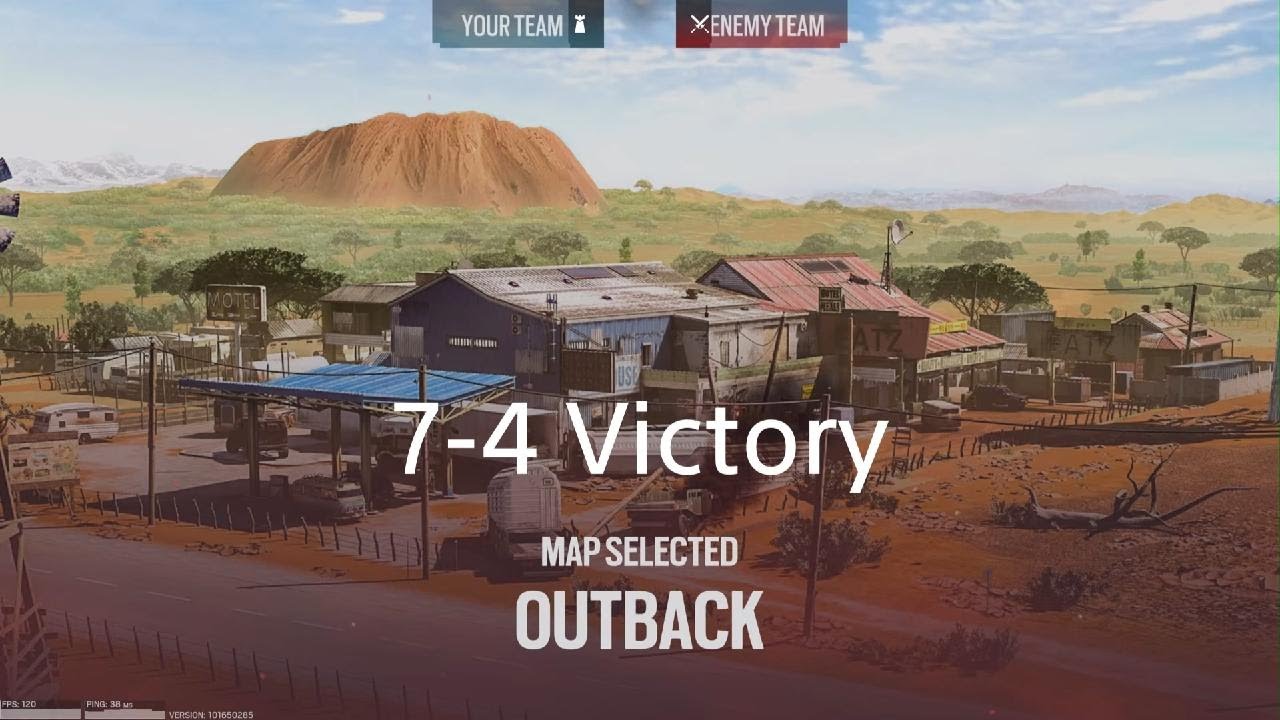 R6 with Billos Outback Ranked 7-4 Victory