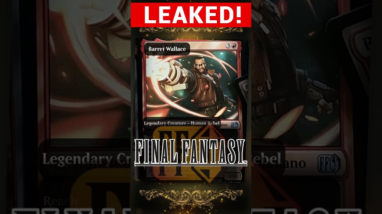 Final Fantasy VII" is Getting Some Love from MTG//    //     - YouTube