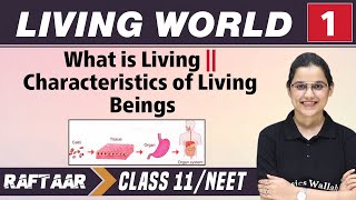 Living World 01 | What is Living | Characteristics of Living Being | Class 11/NEET || RAFTAAR