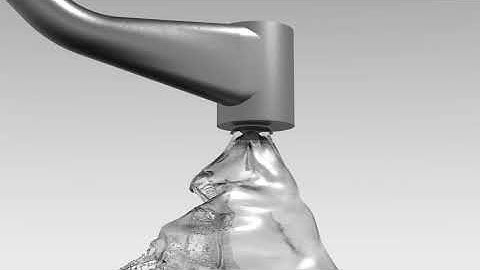 Simulation of liquid film formation in a swirl nozzle