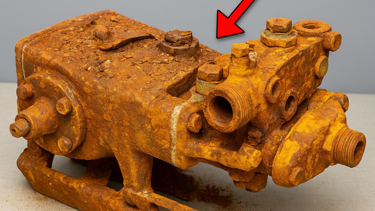 Mais de 150 Anos Subterrâneo! Restauração de uma Ferramenta Antiga Enferrujada e Misteriosa