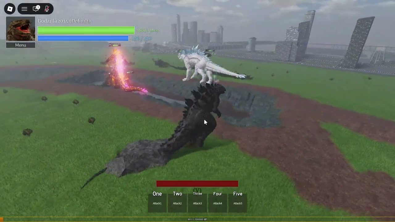 Roblox Age of titans Godzilla 2014 + weather update