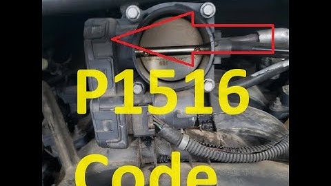 Causes and Fixes P1516 Code: Throttle Actuator Control Module Throttle Actuator Position Performance
