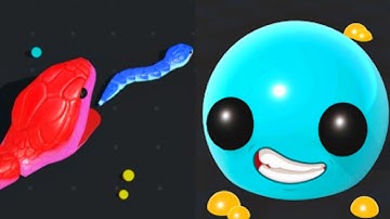 Snake Clash vs Clash Of Slime - Gameplay Walkthrough (Android, iOS) All Max Level