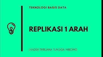 Tutorial MySQL Master to Slave (Replikasi Satu Arah)