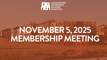 AAHC November 5, 2025 Membership Meeting