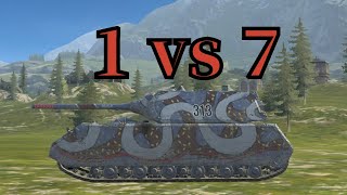 1 VS 7 - World of tanks blitz