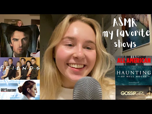ASMR | WHISPER RAMBLE TALKING ABOUT MY FAVORITE SHOW RECCOMENDATIONS