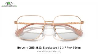 Burberry 0BE1382D Eyeglasses 1 3 3 7 Pink 55mm