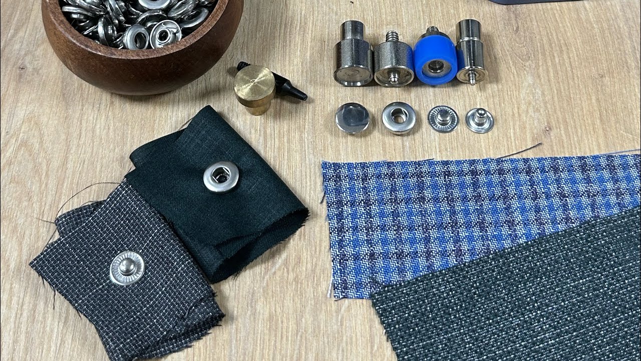 15mm Alfa Mont Çıtçıtı Çakımı #çıtçıt #sewing #snapbutton